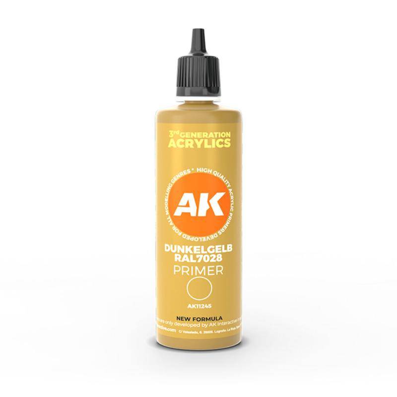 Dunkelgelb RAL 7028 dark yellow surface Primer 100 ml 3GEN von AK Interactive