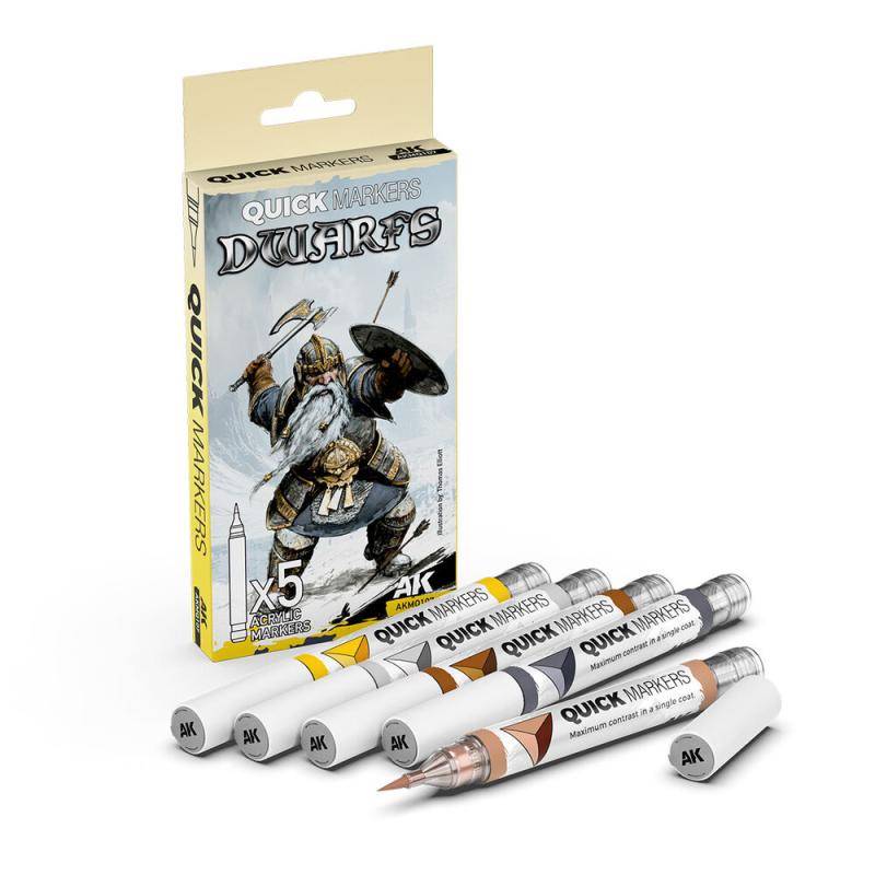 Dwarfs - Quick Marker Set - 5 Stück von AK Interactive
