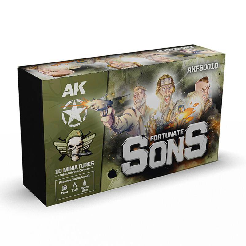 FORTUNATE SONS 101st Airborne Division (10 Miniatures) von AK Interactive