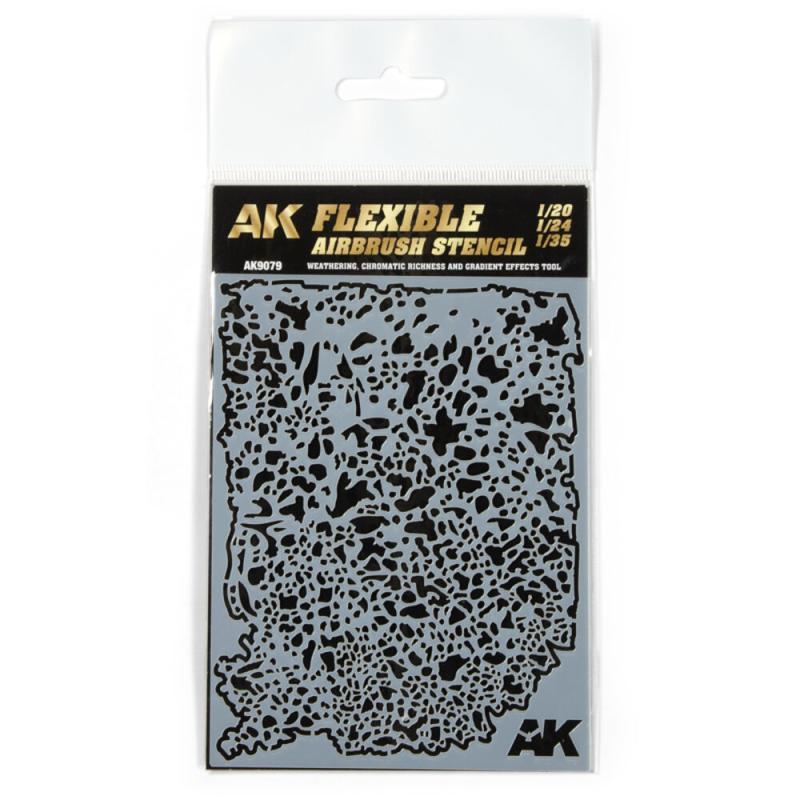 Flexible Airbrush Stencil 1/20 - 1/24 - 1/35 Flexible Airbrush Stencil 1/20 - 1/24 - 1/35 von AK Interactive