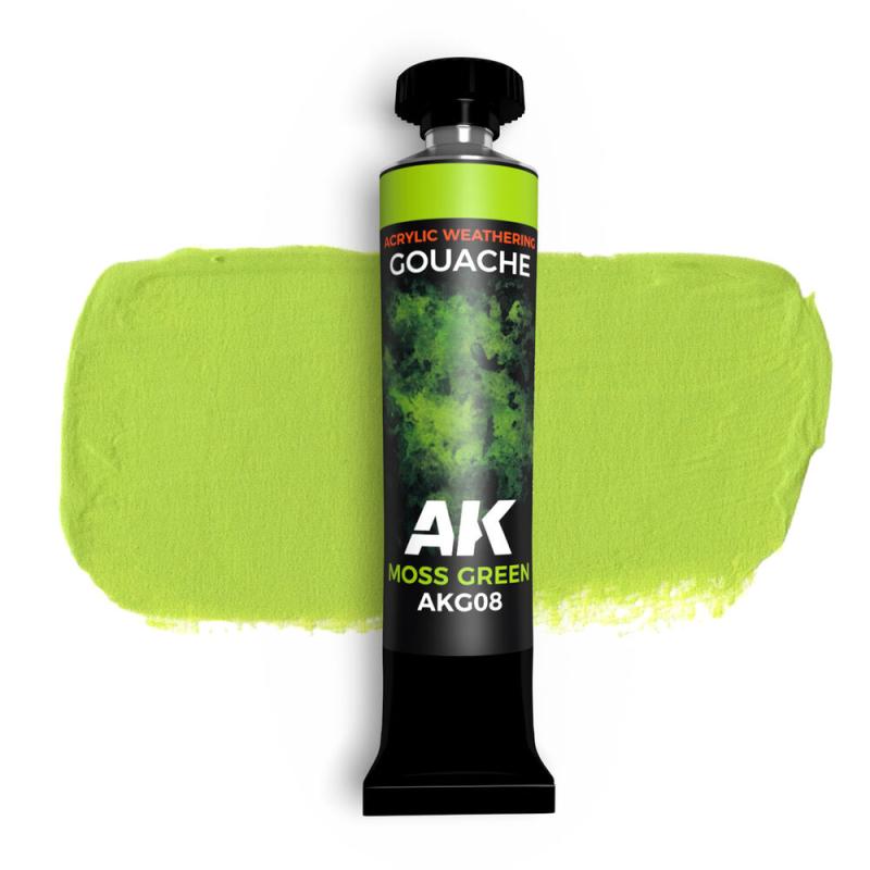 MOSS GREEN - AK GOUACHE 20 ml. MOSS GREEN - AK GOUACHE 20 ml. von AK Interactive