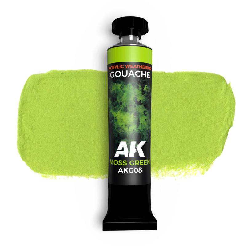 MOSS GREEN - AK GOUACHE 20 ml. von AK Interactive