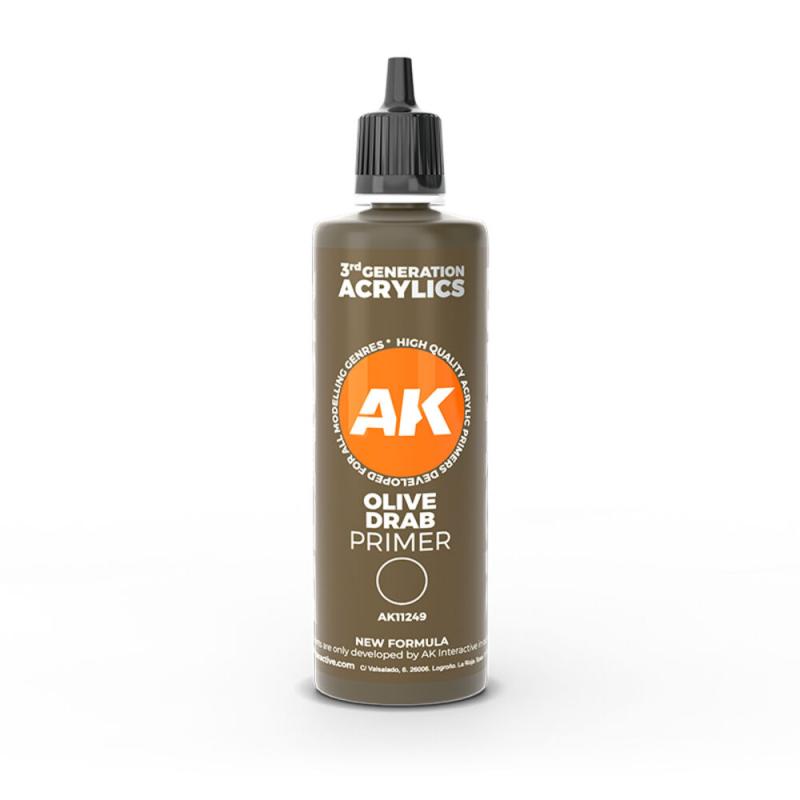 Olive drab surface Primer 100 ml 3GEN Olive drab surface Primer 100 ml 3GEN von AK Interactive