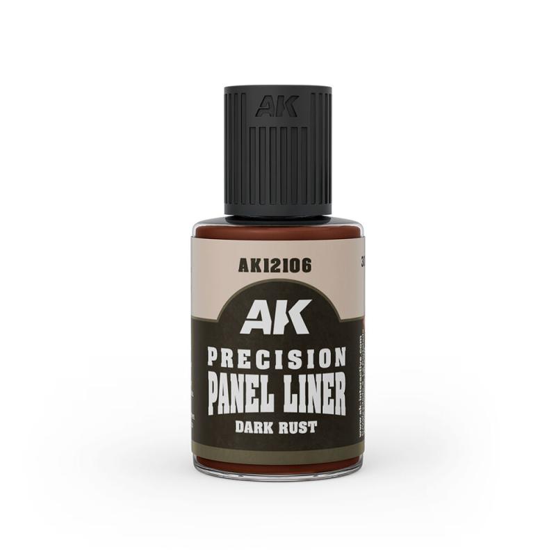 Precision Panel Liner - Dark Rust 30ml Precision Panel Liner - Dark Rust 30ml von AK Interactive