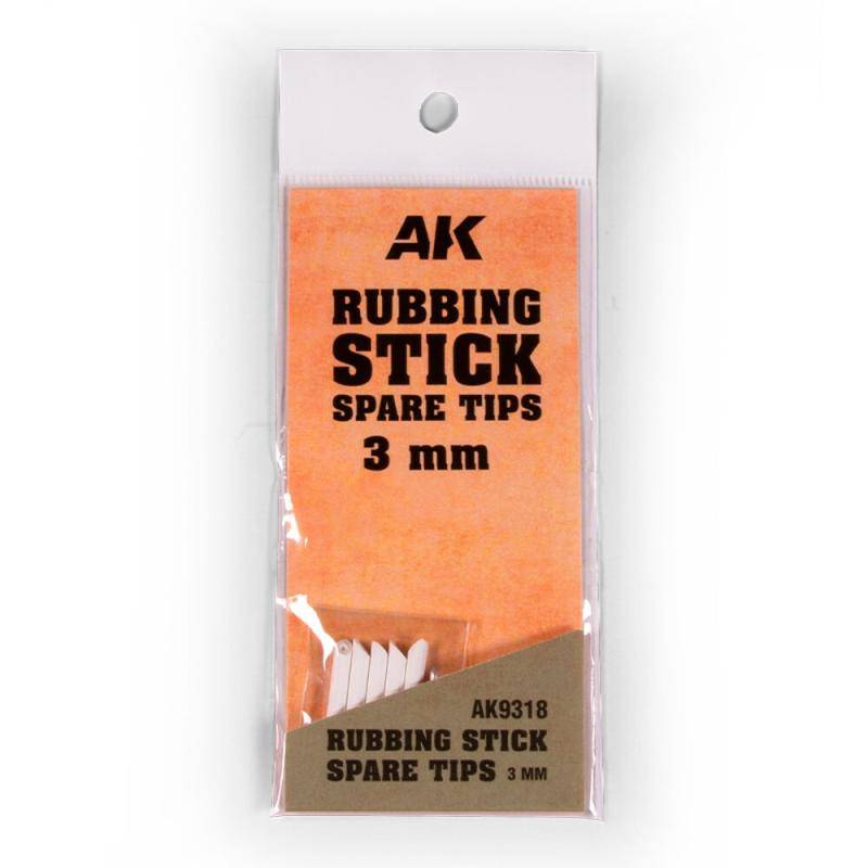 RUBBING STICK SPARE TIPS 3 MM von AK Interactive