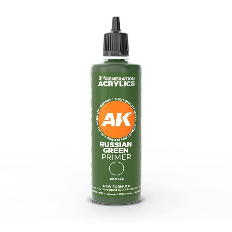 Russian green surface Primer 100 ml 3GEN von AK Interactive
