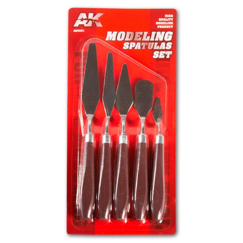 SET DE ESPÃTULAS PARA MODELISMO / MODELISM SPATULAS SET SET DE ESPÃTULAS PARA MODELISMO / MODELISM SPATULAS SET von AK Interactive