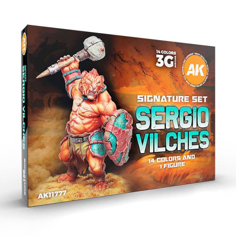 SIGNATURE SET SERGIO VILCHES SET (Miniature Shimbarashe- Yedharo Model included) von AK Interactive