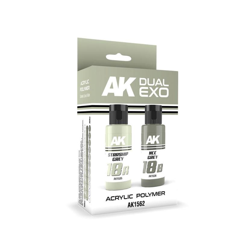 STARSHIP GREY & NCC GREY DUAL EXO Set 18 STARSHIP GREY & NCC GREY DUAL EXO Set 18 von AK Interactive