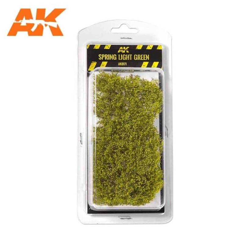 Spring light green Shrubs
