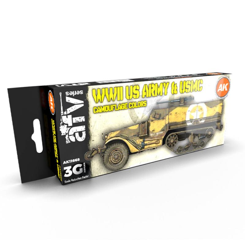 US.ARMY & USMC CAMOUFLAGE COLORS 3G US.ARMY & USMC CAMOUFLAGE COLORS 3G von AK Interactive