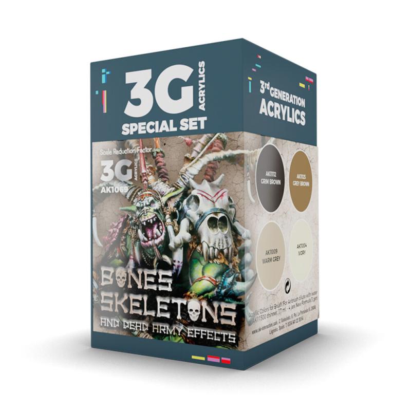 WARGAME COLOR SET. BONES AND SKELETONS. WARGAME COLOR SET. BONES AND SKELETONS. von AK Interactive