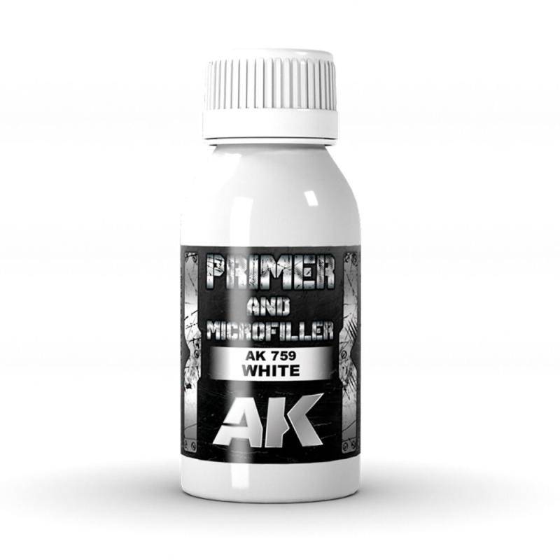WHITE PRIMER AND MICROFILLER 100 ml von AK Interactive