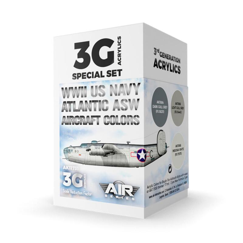 WWII US Navy ASW Aircraft Colors SET 3G WWII US Navy ASW Aircraft Colors SET 3G von AK Interactive