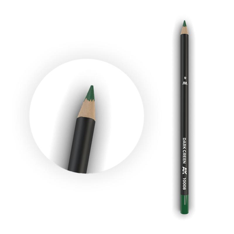 Watercolor Pencil - Dark Green Watercolor Pencil - Dark Green von AK Interactive
