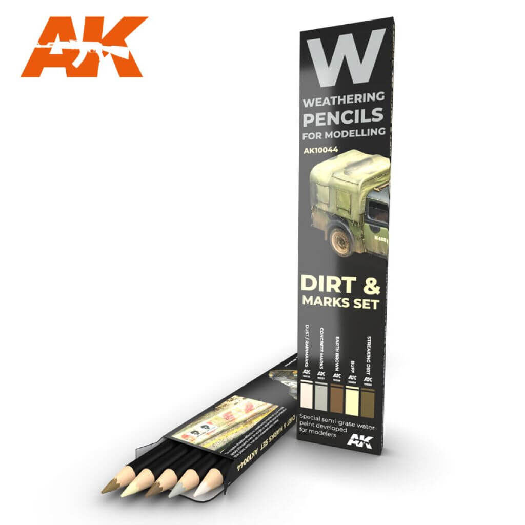 'Watercolor Pencil Set Splashes, Dirt and Stains' von AK-Interactive
