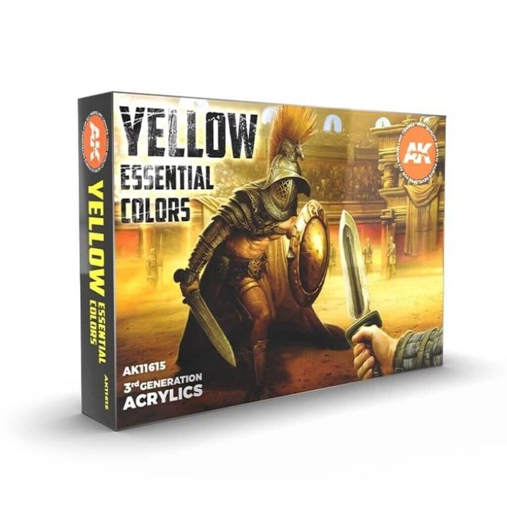 'Yellow Essential Colors 3Gen Set' von AK-Interactive