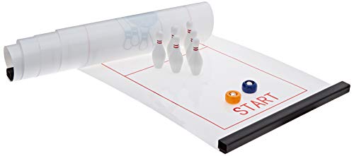 Clown -Games - Clown Games (120 cm) Tisch High Bowling -Spiel mit 6 Pin und 2 Bowlingsteinen - 1 Count von Clown Games