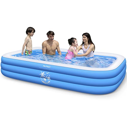 AKASO IF02 Aufblasbarer Pool für Familien, aufblasbarer Pool für Kleinkinder, 299.7x180.3x55.9 cm, aufblasbarer Pool für Männer, Frauen, Kinder, Erwachsene, oberirdisch, Hinterhof, Outdoor und Party AKASO IF02 Aufblasbarer Pool für Familien, aufblasbarer Pool für Kleinkinder, 299.7x180.3x55.9 cm, aufblasbarer Pool für Männer, Frauen, Kinder, Erwachsene, oberirdisch, Hinterhof, Outdoor und Party von AKASO
