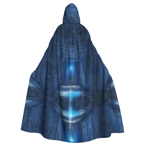 AKDODK Blue Light03 Kapuzenmantel, Umhang, Halloween, Cosplay, Kostüme für Erwachsene, Herren, Damen, dunkler Party-Umhang AKDODK Blue Light03 Kapuzenmantel, Umhang, Halloween, Cosplay, Kostüme für Erwachsene, Herren, Damen, dunkler Party-Umhang von AKDODK