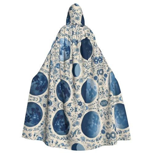AKDODK Blue Moon Design02 Kapuzenmantel, Umhang, Halloween, Cosplay, für Erwachsene, Herren, Damen, dunkler Party-Umhang AKDODK Blue Moon Design02 Kapuzenmantel, Umhang, Halloween, Cosplay, für Erwachsene, Herren, Damen, dunkler Party-Umhang von AKDODK