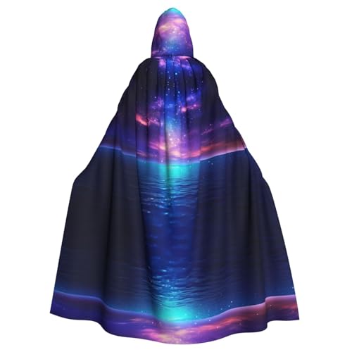 AKDODK Hd hübscher Galaxie-Druck, Kapuzenmantel, Umhang, Halloween, Cosplay, Kostüme, für Erwachsene, Herren, Damen, dunkler Party-Umhang AKDODK Hd hübscher Galaxie-Druck, Kapuzenmantel, Umhang, Halloween, Cosplay, Kostüme, für Erwachsene, Herren, Damen, dunkler Party-Umhang von AKDODK