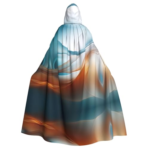 AKDODK Kapuzenmantel mit Serpentinen-Druck, Halloween, Cosplay, Kostüme für Erwachsene, Herren, Damen, dunkler Party-Umhang AKDODK Kapuzenmantel mit Serpentinen-Druck, Halloween, Cosplay, Kostüme für Erwachsene, Herren, Damen, dunkler Party-Umhang von AKDODK