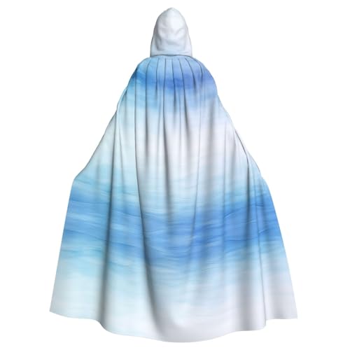 AKDODK Ombré strukturierter blauer Druck, Kapuzenmantel, Umhang, Halloween, Cosplay, Kostüme für Erwachsene, Herren, Damen, dunkler Party-Umhang AKDODK Ombré strukturierter blauer Druck, Kapuzenmantel, Umhang, Halloween, Cosplay, Kostüme für Erwachsene, Herren, Damen, dunkler Party-Umhang von AKDODK