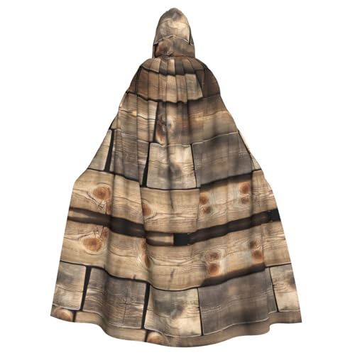 AKDODK Planks verwitterter alter Look, Kapuzenmantel, Umhang, Halloween, Cosplay, Kostüme, für Erwachsene, Herren, Damen, dunkler Party-Umhang AKDODK Planks verwitterter alter Look, Kapuzenmantel, Umhang, Halloween, Cosplay, Kostüme, für Erwachsene, Herren, Damen, dunkler Party-Umhang von AKDODK