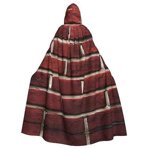 AKDODK Robe mit Kapuze, Ziegelrot, Steindruck, Halloween, Cosplay, Kostüme für Erwachsene, Herren, Damen, dunkler Party-Umhang AKDODK Robe mit Kapuze, Ziegelrot, Steindruck, Halloween, Cosplay, Kostüme für Erwachsene, Herren, Damen, dunkler Party-Umhang von AKDODK
