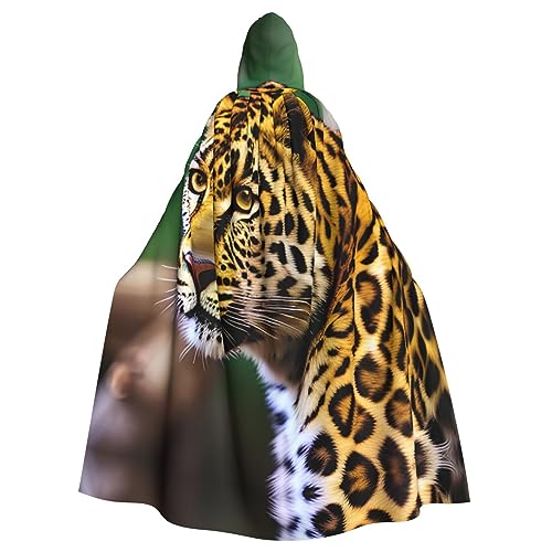 AKDODK Robe mit Kapuze und gelbem Leopardenmuster, Halloween, Cosplay, Kostüme für Erwachsene, Herren, Damen, dunkler Party-Umhang AKDODK Robe mit Kapuze und gelbem Leopardenmuster, Halloween, Cosplay, Kostüme für Erwachsene, Herren, Damen, dunkler Party-Umhang von AKDODK