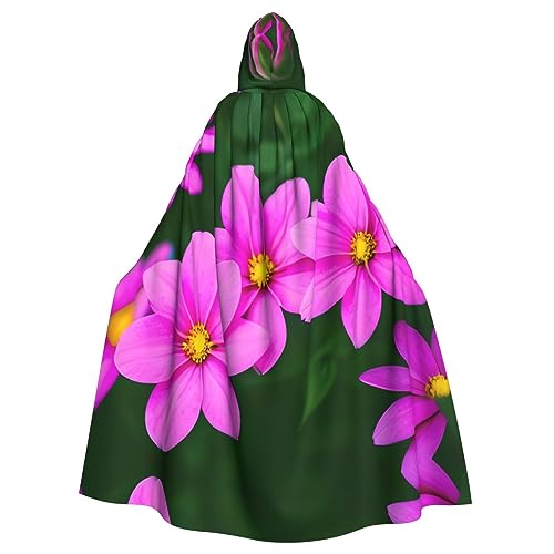 AKDODK Umhang mit Kapuze und Blumendruck, für Halloween, Cosplay, für Erwachsene, Herren, Damen, dunkler Party-Umhang AKDODK Umhang mit Kapuze und Blumendruck, für Halloween, Cosplay, für Erwachsene, Herren, Damen, dunkler Party-Umhang von AKDODK