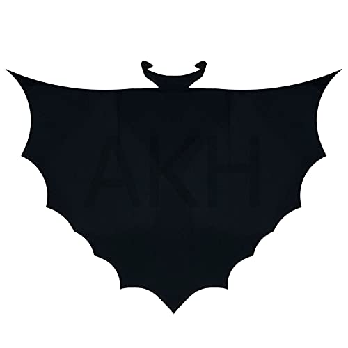 AKH® Damen Erwachsene Fledermaus Umhang | Einheitsgröße | Vampir Flügel Kostüm | Halloween Verkleidung Zubehör von AKH