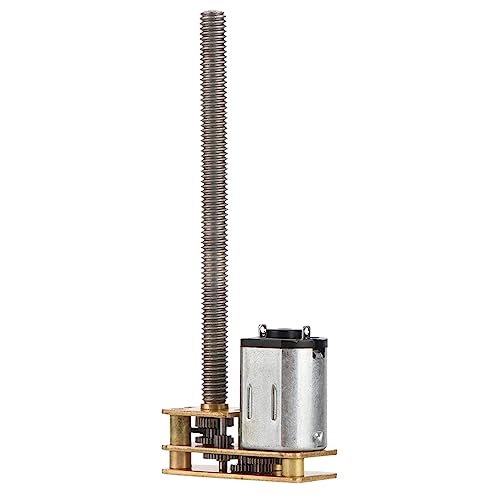 AKLOSIPY 1024GA20 DC 6 V/12 V Hochgeschäftsmotor N20 mit Geringem Geräusch für Aufzüge, Mechanische Arme und Spielsachen (6 V 200 U/min) von AKLOSIPY