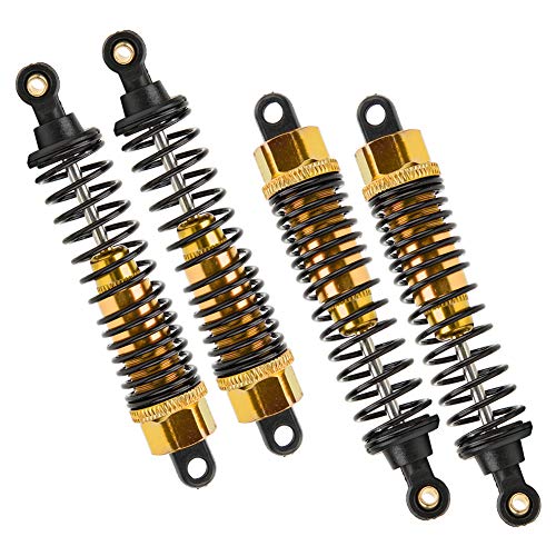 AKLOSIPY 4pcs D Aluminium Oy RC S für HSP /10 -Auto - Leicht und LE (ORANGE) von AKLOSIPY