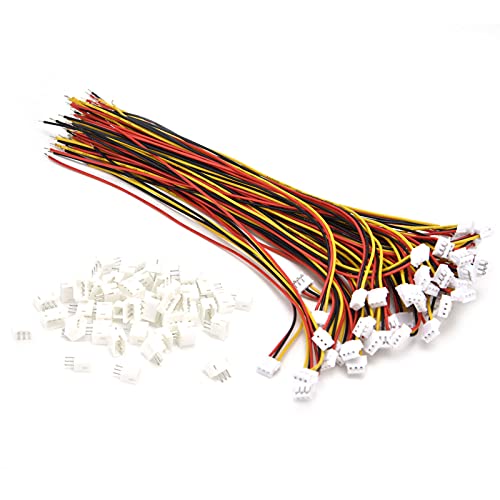 AKLOSIPY 50pcs 3 Pin ZH1.5 Frauenanschluss mit 28AWG -Draht 15 cm & 50pcs Männlicher Stecker für Elektrische Anwendungen von AKLOSIPY