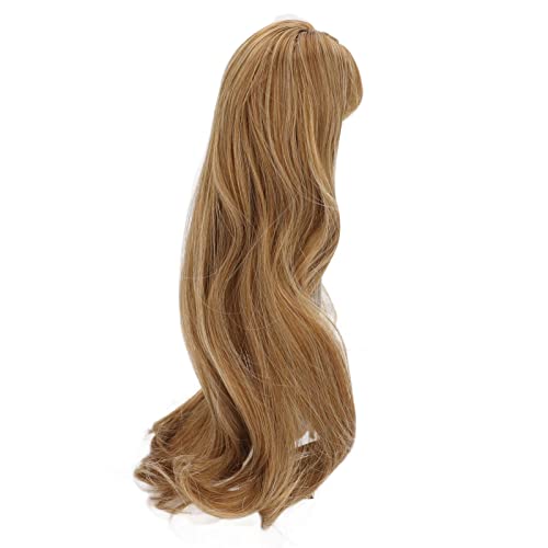 AKLOSIPY BJD Doll Perücke Weiches Seiden Lockiges Haar mit Pony, /3 Größe Leinenfarbe für DIY -Styling AKLOSIPY BJD Doll Perücke Weiches Seiden Lockiges Haar mit Pony, /3 Größe Leinenfarbe für DIY -Styling von AKLOSIPY