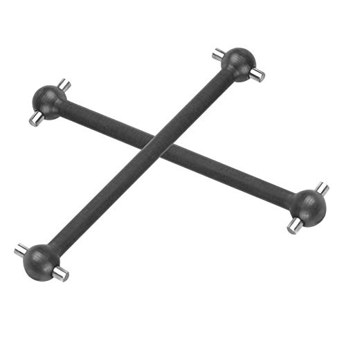 AKLOSIPY CNC OY Dog Bone Antriebswelle für Himoto /10 RC -Auto - LE (31206BL Black) von AKLOSIPY