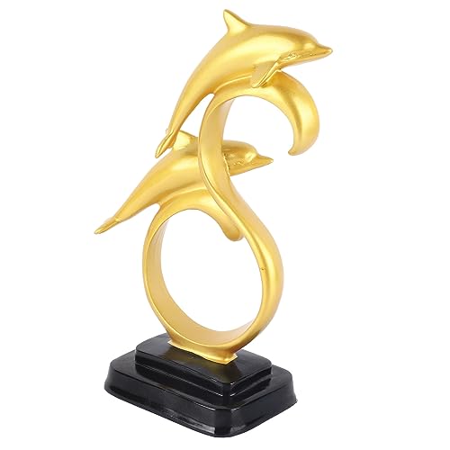 AKLOSIPY Elegante Figur - Goldskulptur für Zuhause, Bürodekor, Geburtstage, Feiertage und Hausfrau von AKLOSIPY