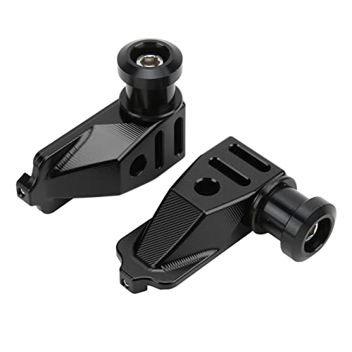 AKLOSIPY Motorrad-Hinterachse-Einstellungsblöcke für CB500X CBR500R 2013-2016, Aluminiumlegierung mit Elektropliertem Finish (Black) von AKLOSIPY