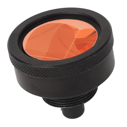 AKLOSIPY Prisma 25,4 Mm Glas Totalstation Vermessungs-Ersatzprisma Prisma-Ersatz mit ABS für Vermessungs-Totalstation Hochwertiger Totalstations-Prisma-Ersatz von AKLOSIPY