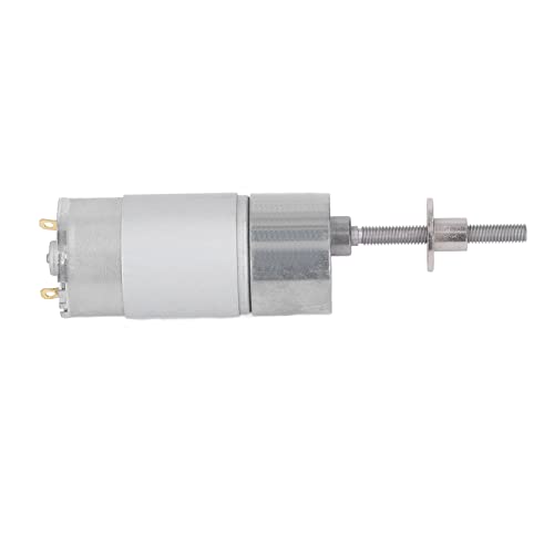 AKLOSIPY Selbstverriegelungs -DC -Zahnradmotor mit Flansch M6 Wellengewinde für Hochtorsionsanwendungen, DC12V 45 U/Min (35RPM) von AKLOSIPY