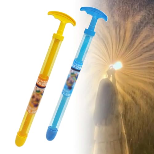 Citaway Feuerwerk Wasserpistole, Large Tank Multi Spout Firework Romantic Water Gun, Pusher Type Water Squirter Toys for Bathing, Pool, Water Firework Spray Toys for Kids, Adults (2pcs-B) von AKMDAK