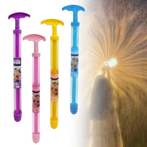 Citaway Feuerwerk Wasserpistole, Large Tank Multi Spout Firework Romantic Water Gun, Pusher Type Water Squirter Toys for Bathing, Pool, Water Firework Spray Toys for Kids, Adults (4PCS) von AKMDAK