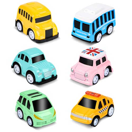 AKONE 6 Stück Zurückziehen Spielzeugautos, Mini Rückziehauto Spielzeugauto, Aufziehauto mit Rückzug, Kleine Auto Kinder Spielzeugautos Set, Spielzeug Auto für 3-12 Jahre Jungen Mädchen Geschenke AKONE 6 Stück Zurückziehen Spielzeugautos, Mini Rückziehauto Spielzeugauto, Aufziehauto mit Rückzug, Kleine Auto Kinder Spielzeugautos Set, Spielzeug Auto für 3-12 Jahre Jungen Mädchen Geschenke von AKONE