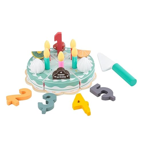 AKONE Geburtstagskuchen Holzspielzeug Kuchen Spielküche Zubehör AKONE Geburtstagskuchen Holzspielzeug Kuchen Spielküche Zubehör von AKONE