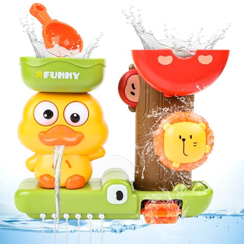 Badewannenspielzeug ab 1 2 3 4 Jahre, Badespielzeug Baby, Wasserspielzeug Kinder Geschenk Mädchen Junge Badewannenspielzeug ab 1 2 3 4 Jahre, Badespielzeug Baby, Wasserspielzeug Kinder Geschenk Mädchen Junge von AKONE