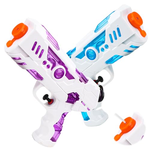 Wasserpistole Spielzeug Klein, 2 Stück Wasserspritzpistole Set, Wasserpistole Erwachsene Kinder, Wasser Spritzpistole Kunststoff, Wasser Blaster Toys, für Sommer Schwimmbad Pool Outdoor Wasser Kampf Wasserpistole Spielzeug Klein, 2 Stück Wasserspritzpistole Set, Wasserpistole Erwachsene Kinder, Wasser Spritzpistole Kunststoff, Wasser Blaster Toys, für Sommer Schwimmbad Pool Outdoor Wasser Kampf von AKONE