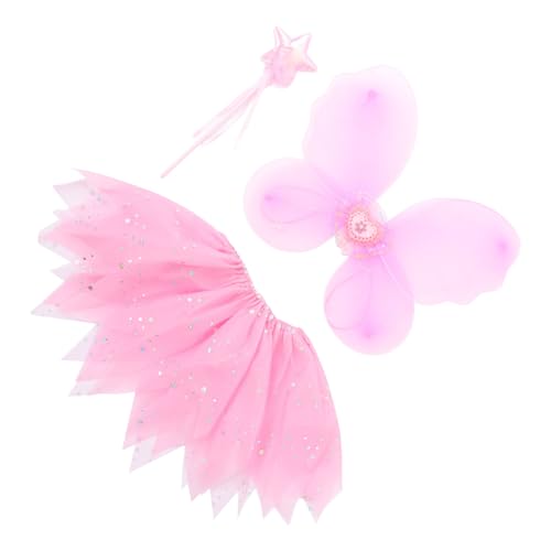 AKOOSY 1 Satz Feenkleid für verkleidung karnevalskostüme karnawal kostium für Feenflügel Prinzessinnen Kostüm Schmetterlingsflügel Zauberstäbe Stahldraht Rosa AKOOSY 1 Satz Feenkleid für verkleidung karnevalskostüme karnawal kostium für Feenflügel Prinzessinnen Kostüm Schmetterlingsflügel Zauberstäbe Stahldraht Rosa von AKOOSY