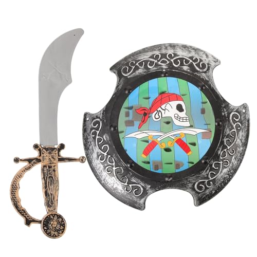AKOOSY 1 Satz Piratenzubehör Für Partygeschenke Spielzeugschwerter Für Jungen 3-8 Und Schild Für Schwerter Für Spielzeuggeschenke Kinderspiel Plastik AKOOSY 1 Satz Piratenzubehör Für Partygeschenke Spielzeugschwerter Für Jungen 3-8 Und Schild Für Schwerter Für Spielzeuggeschenke Kinderspiel Plastik von AKOOSY